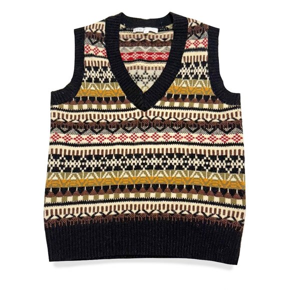 Secondhand Cleo, Fair Isle Patterned Vest - Picture 1 of 5